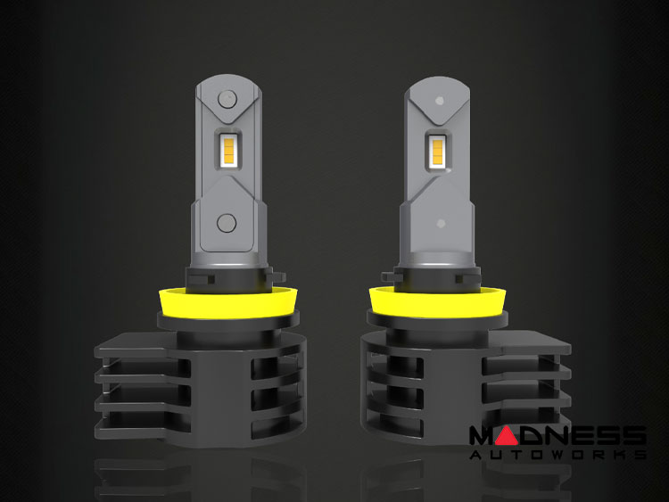 Headlight Bulbs (2) - H11 - Arc Lighting Tiny Monster - Concept Series LED w/ Adapter Harness